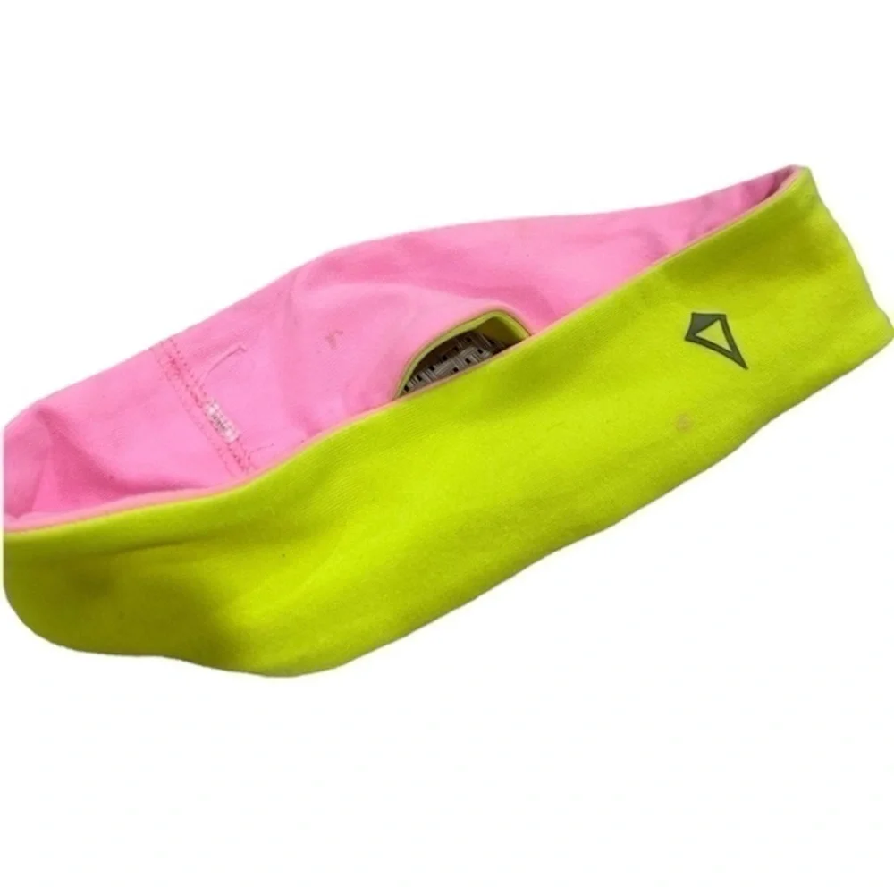 Ivivva Reversible Headband Girls One Size Pink/ Blue Stretch Athletic